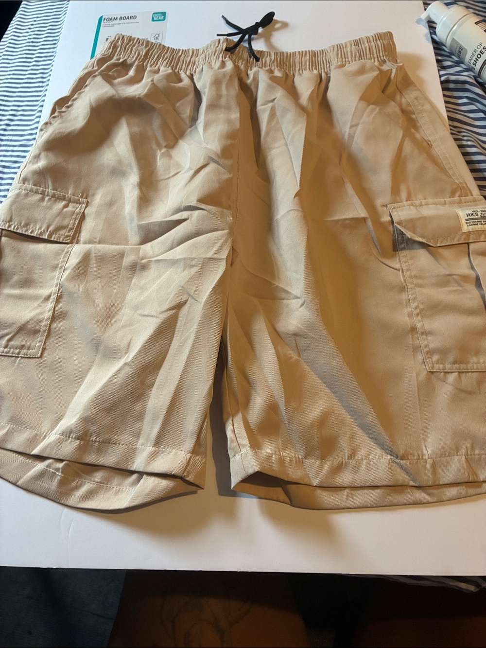 11 By Boris Bidjan Saberi Men's Tan Cargo Shorts
